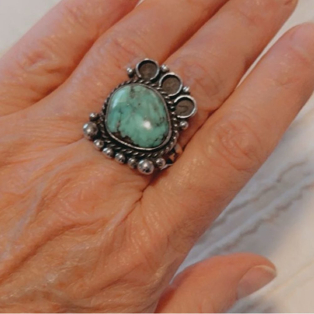 Sterling Silver and Turquoise Ring